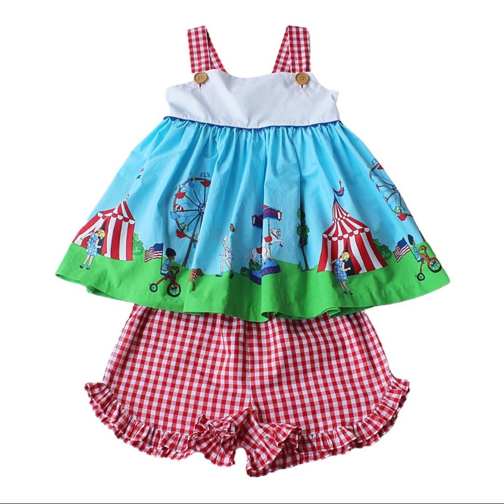 Eleanor Rose Day At The Fair Shorts Set Size 8/10